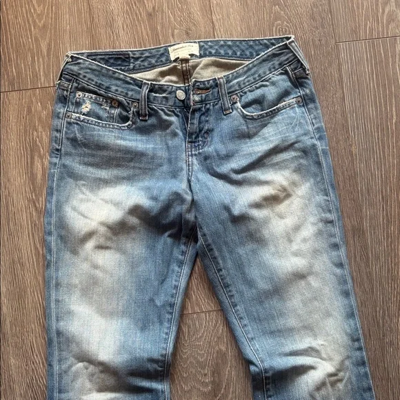 Abercrombie & Fitch Light Blue Flare Jeans - Picture 2 of 6